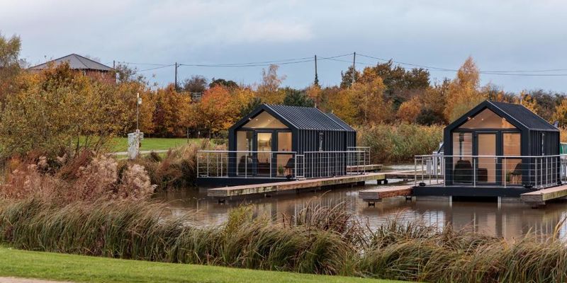 Tattenhall Marina floating lodges Cheshire