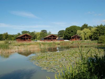 Watermeadow fishing lodges in Somerset