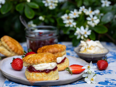 Cornish cream tea