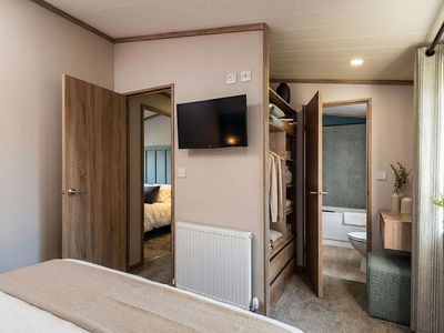 Victory Liberté master bedroom looking towards the en-suite 