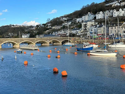 Looe town waiting to be explored