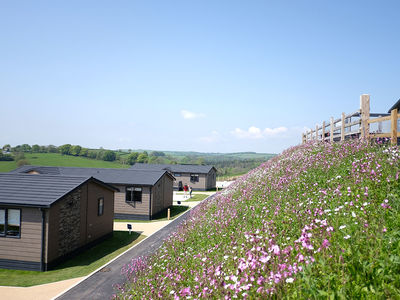 Luxury lodges in beautiful surroundings