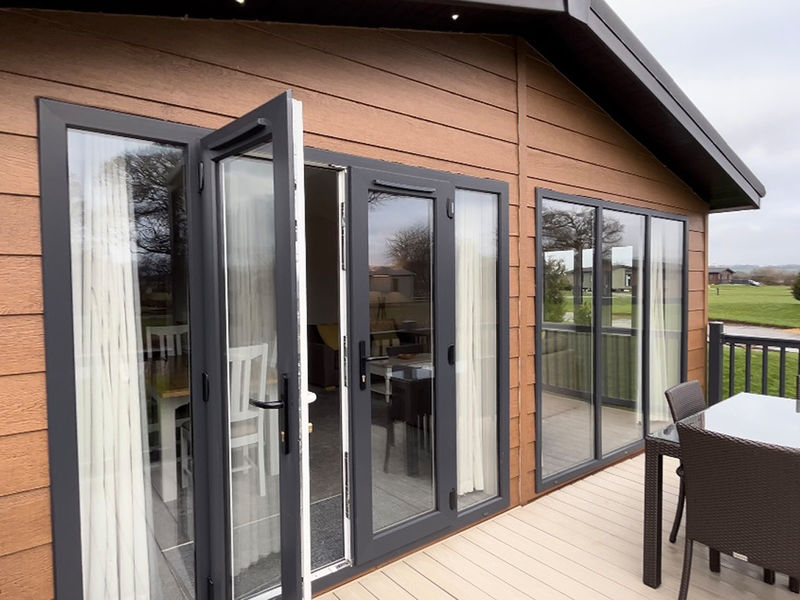 Pathfinder View 2018 - French doors and decking