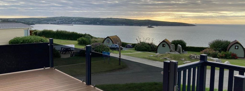 Prestige Glass House - with sea views from the decking