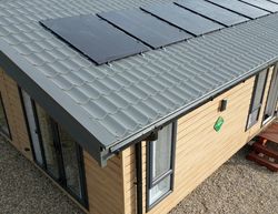 Homeseeker Renewable Aruba external showing solar panels