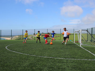 Using up their energy on our games field