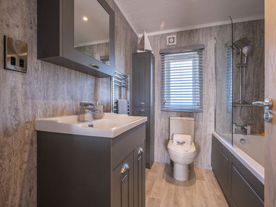 Fully fitted bathrooms and sometimes en-suite showers are the order of the day