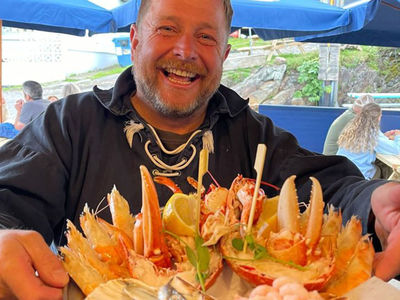 Dan Dan the Lobster man! Boat to plate in Porthleven