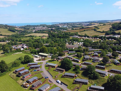 Devon Hills Holiday Park aerial view