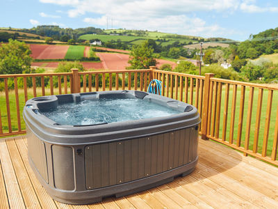 Immerse yourself in bubbles and soak in the view!
