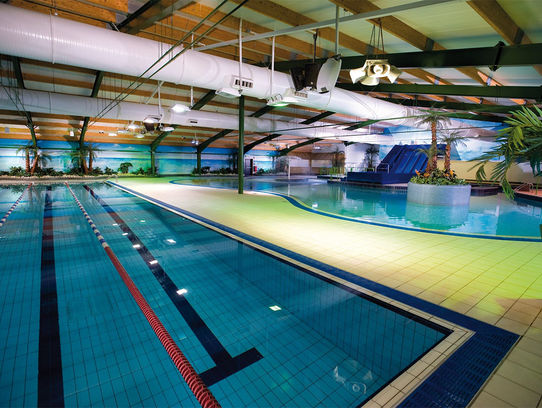The Oasis indoor pool complex 