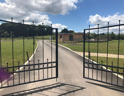 Cherry Bird Country Park gated entrance