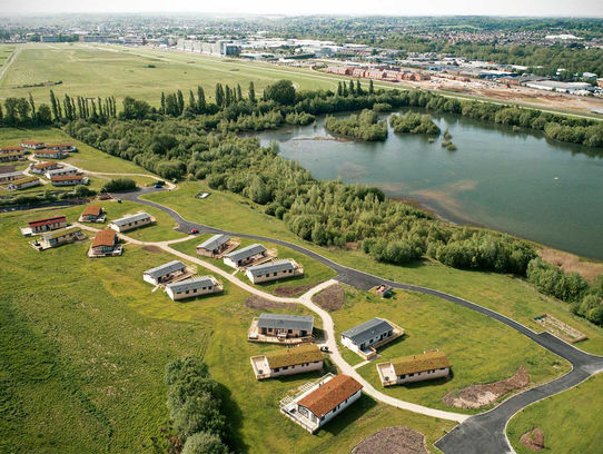 Cherry Bird Country Park aerial view