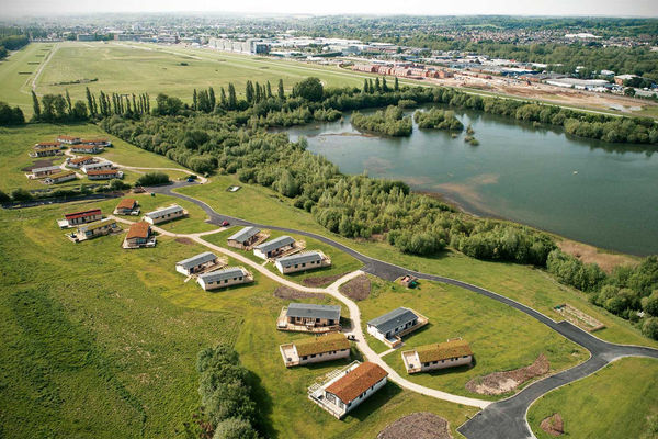 Cherry Bird Country Park aerial view