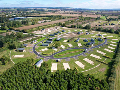 Galtres Retreat aerial view