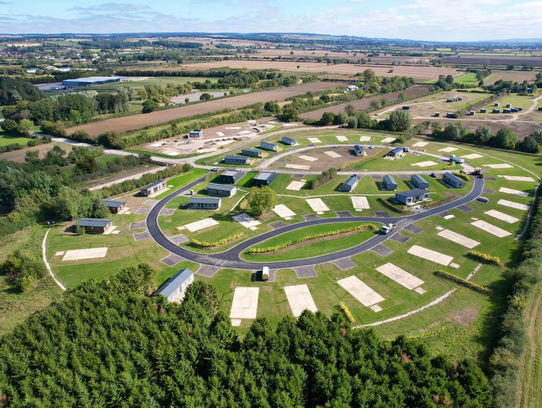 Galtres Retreat aerial view