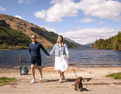 A doggy walkers paradise by the side of Loch Eck!