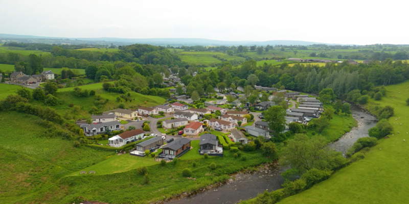 Rivers Edge Holiday Home and Lodge Park on the edge of the Yorkshire Dales