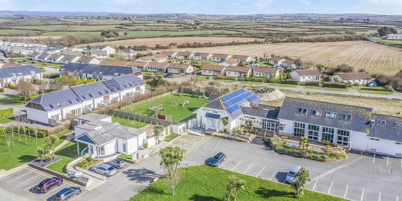 St. Merryn Park aerial view