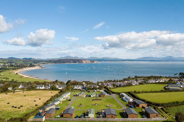 Tyddyn Talgoch Uchaf with stunning views over Cardigan Bay across to Snowdonia