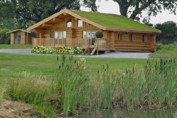 Picture of Heathwaen Log Cabins and fishery, Shropshire