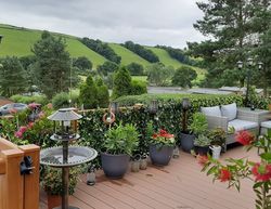 Carabuild Signature Deluxe Front Decking with Countryside Views