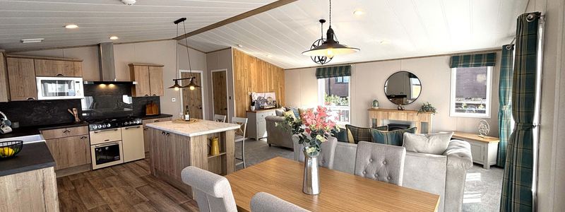Atlas Debonair Dining Table and Chairs with Open Plan Living Space