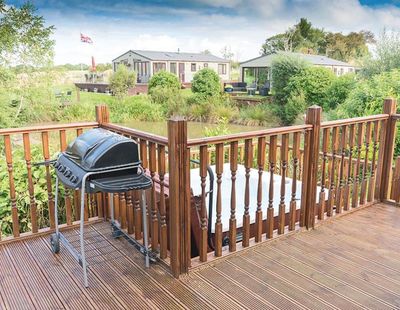 Sunset Holiday Village in Hambleton, Lancashire lodges with hot tubs
